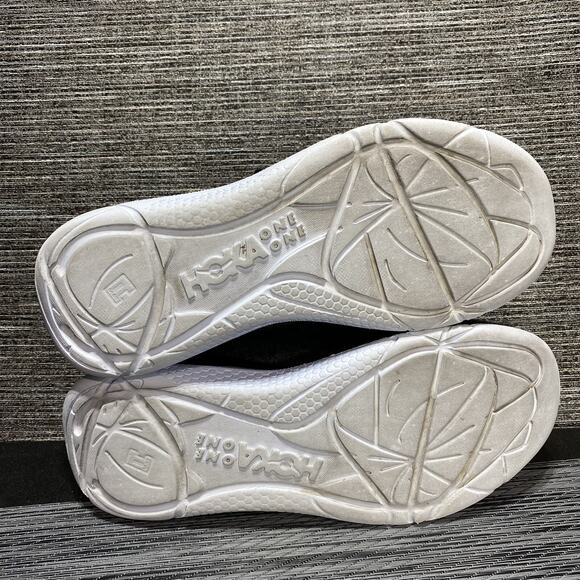 HOKA Hupana Grey White One One Wool Flow Running Athletic Shoes Mens Size 9 - Picture 13 of 15